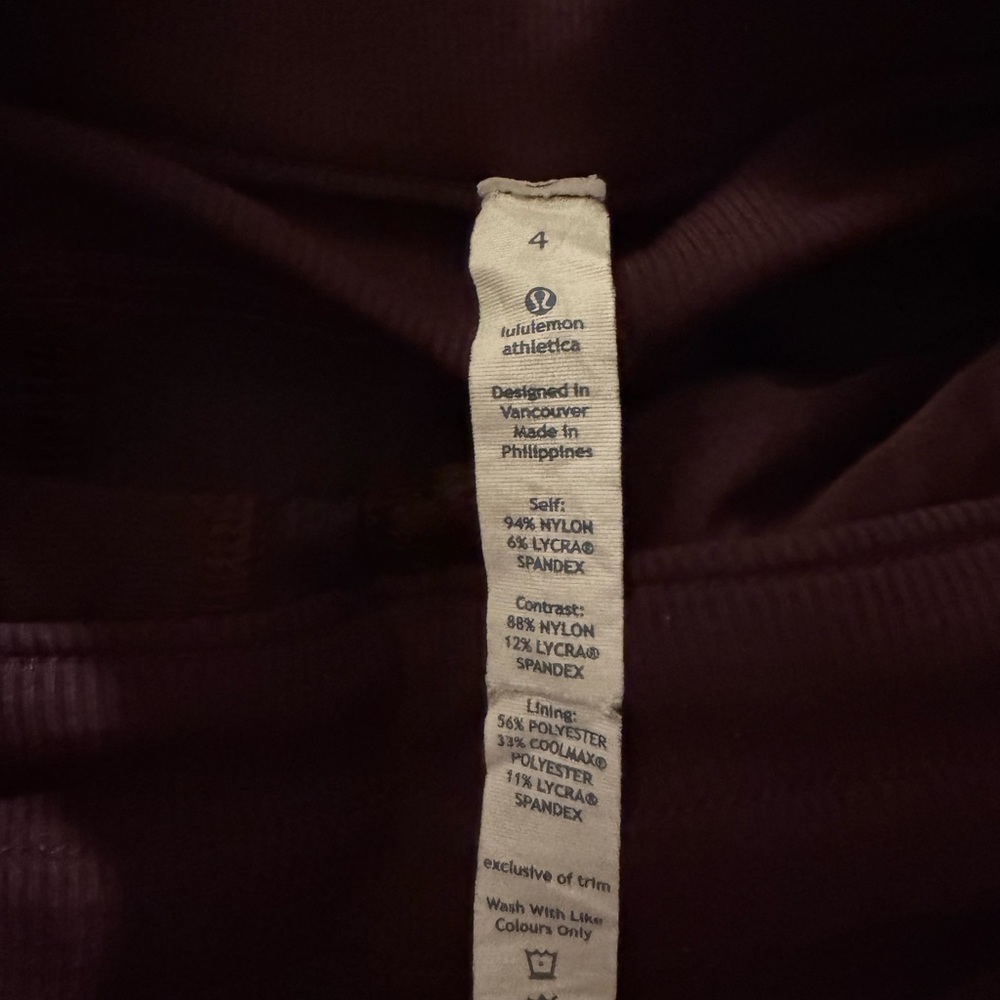 Lululemon Deep Purple Leggings - Picture 5 of 7